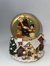 Christopher Radko Christmas 2000 snow globe deck the Halls musical, revolving - £224.18 GBP