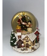 Christopher Radko Christmas 2000 snow globe deck the Halls musical, revo... - £219.63 GBP