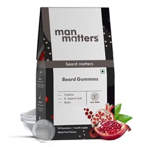 Man Matters Beard Gummies for Men | Thicken Beard, Stimulates Beard Follicles &amp; - £19.69 GBP