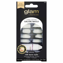 Glam by Manicare Salon Nails Medium Bare Nails 100 Pack - £70.60 GBP