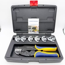 Haisstronica Rapid Replace Ratchet Crimping Tool Set 8Pcs w/ Pressure Re... - £77.34 GBP