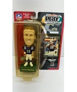 Peyton Manning 2001 NFL Edition Play Makers By Upper Deck 7&quot; Bobble Head... - $16.79