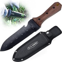  Garden Garden Tools with Sheath for Weeding Planting Digging 7&quot; Stainl - £51.95 GBP