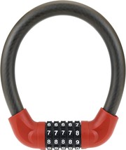 Bike Lock, 5-Digit Resettable Combination Anti Theft Mini Portable, Red-12Inch - £24.13 GBP