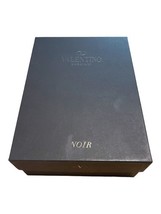 Valentino Empty Noir Black Gift Storage Shoe Box with Tissue Paper 9”x12... - £20.97 GBP