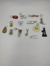 Lot of 14 Vintage Key Rings Various States, Companies And Years - £11.07 GBP
