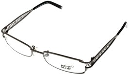 Mont Blanc Eyeglasses Frame Women Gunmetal Gray Rectangular MB0152 A36 54 - £81.47 GBP