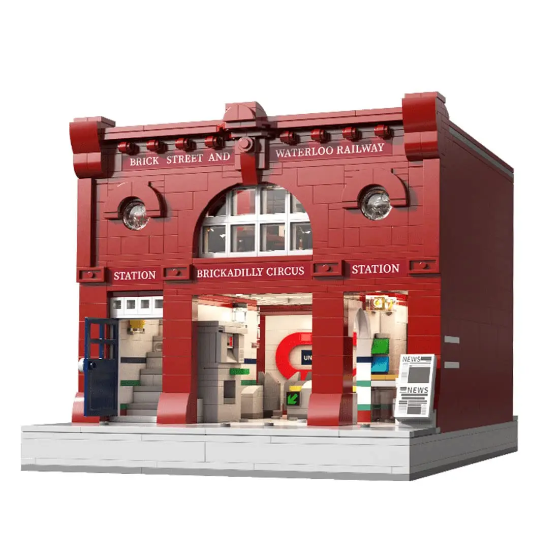 CADA Street View London Subway Station Bricks Model Traffic House Retro - £111.59 GBP