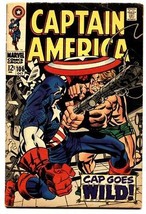 Captain America #106 comic book 1968- Jack Kirby- Chaiman Mao- VG - £23.98 GBP