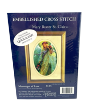 Candamar Cross Stitch Mary Baxter St. Claire Messenger of Love Kit 5123 - $15.10