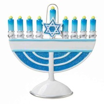Menorah Holiday Ornament Hanukkah Gift Present Cute Unique Free Shipping  - $14.82