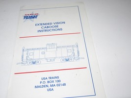 U.S.A Trains - G Scale - Extended Vision Caboose Instructions - EXC- B18 - £5.05 GBP