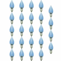 24 Pack Sunlite Blue Colored Decorative Chandelier Light Bulb Candelabra (E12) - £64.54 GBP