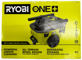 Open Box - Ryobi PCL735B 18v 6 Gal. Wet/Dry Vacuum (Tool Only) - £79.58 GBP