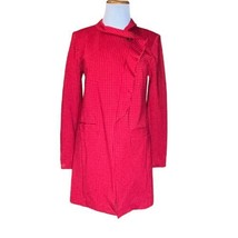 CAbi Style #3546 Red Square Celebration Jacket Women’s Small Houndstooth... - $33.49