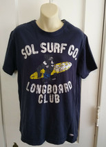 2006 Long Beach Sol Surf Co Parish Nation Long Board Club Bear T-Shirt S... - $12.00