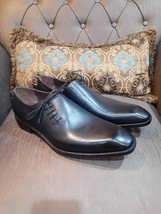 New Handmade Men&#39;s Black Leather Chiseled Toe Lace Up Oxford Dress Forma... - $128.69+