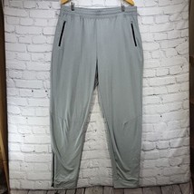 Dip Athletic Pants Mens Sz XL Gray Zippered Pockets  - £7.78 GBP