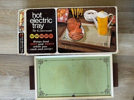 Vintage Cornwall Electric Hot Tray Warming Plate USA MCM Tested Works Great - £15.09 GBP