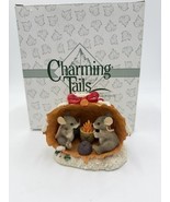 Charming Tails Mouse Oak Leaf Warm Cozy Holiday Fire Dean Griff Signed 9... - $31.50