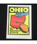 Ohio Travel Label Decal Luggage Car Stickers with Sleeve 3&quot; x 4 1/2&quot; - $17.26 CAD