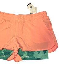 Adidas Climalite Running Shorts Women’s M Peach Built-In Liner NWT New image 3