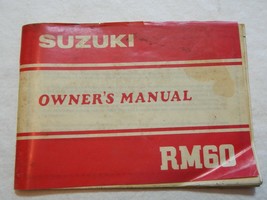 1983 Suzuki RM60 RM 60 Operator Owner's manual - $10.52