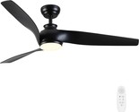 52-Inch Modern Ceiling Fan With Three Blades And Remote Controls By Cjoy... - $181.95