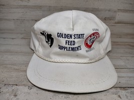 Vintage Golden State Feed Supplements Arm &amp; Hammer Mens Rope Trucker Hat... - £13.30 GBP
