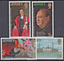 ZAYIX 1970 Great Britain Jersey 26-29 MNH Liberation of Jersey WW II 020522S03M - £1.43 GBP