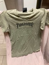 Thrashers Skateboard Magazine Womens Shirt Size L - £12.04 GBP