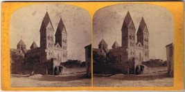 Stereo View Card Stereograph L&#39;Eglise D&quot;Andernach Germany - £3.85 GBP
