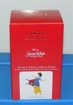 Hallmark 2021 Snow White & The Seven Dwarfs With A Smile and A Song Ornament - £23.89 GBP