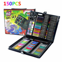 150Pc Color Drawing Pen Set Painting Pen Pencil Pastels For Kids Xmas To... - $18.99