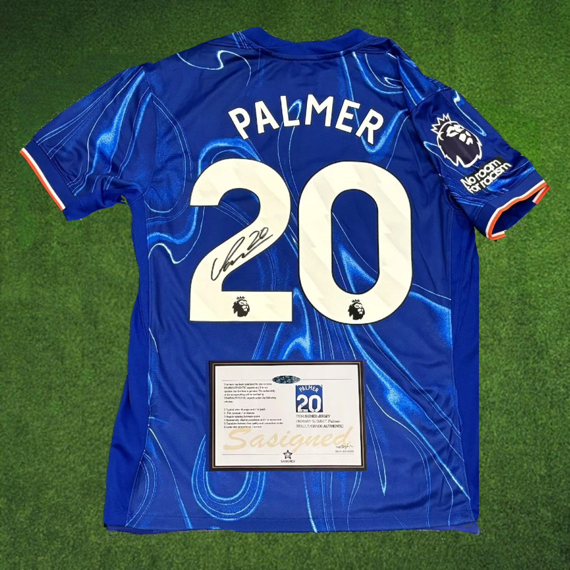 Cole Palmer SIGNED Chelsea Home Signature Shirt Jersey + COA 24/25