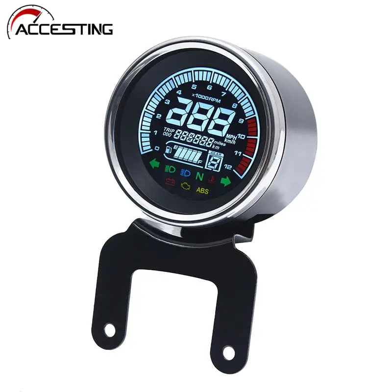 New Multi-functional Gauge Instrument Speedometer  Motorcycle Digital Odometer T - £197.91 GBP