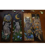 4 cat diamond art bookmarks - $10.00