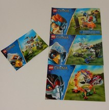 Lego Chima #70100, 70101, 70102, 70114 Instruction Manual Books - £4.38 GBP