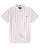 Chubbies Soft Serve Friday Shirt Men's Striped Button Down Preppy Stretc... - €29,82 EUR