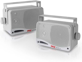 Outdoor Waterproof Wireless Bluetooth Speaker - 3.5 Inch Pair 3-way Active - £70.33 GBP