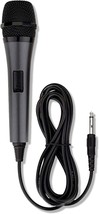 Singing Machine Wired Microphone For Karaoke, (Black) -, &amp; Parties - £25.93 GBP