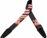 Levy&#39;s 2&quot; Polyester Guitar/Bass Strap United We Stand Logo Propaganda - £21.55 GBP