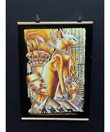 Hand-Painted Black Velvet Artwork, Ancient Egyptian Paintings Nefertity,... - $1,825.93 MXN