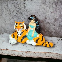 Disney Mattel 1992 Aladdin Princess Jasmine Sitting On Tiger Rajah Figure/Topper - £4.25 GBP