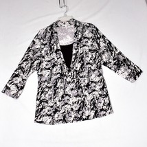 Notations Women&#39;s Blouse Black &amp; White Size XL - $14.19