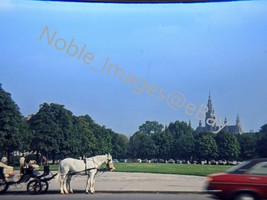 1979 Street Scene Horse Carriage Vienna Austria Kodachrome Generic Slide - £4.35 GBP