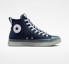 Converse Unisex Chuck Taylor Explore Hi Sneakers A02809C Blue/White - £37.88 GBP+