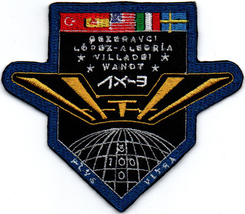 Human Space Flights Ax-3 Crew Dragon USA Badge Iron On Embroidered Patch - £20.35 GBP+