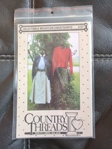 Country Threads #157 Delectable Mountain Sweatshirts Pattern 1990 Uncut - $8.54
