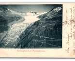 Furkastrasse mit Rhonegletscher Glacier Switzerland 1900 UDB Postcard S17 - $3.51